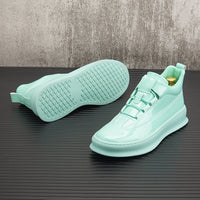 New Trend High Top Board Shoes Thick Soled Men