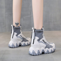 Thick-soled Mid-tube Martin Boots Women's Trendy Cool Fashion