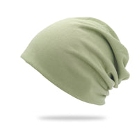 All-season, Versatile Solid-color Slouchy Beanie With A Knitted Wrap-around Design