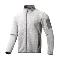 Outdoor Sports Stand Collar Men's Cardigan Tide Fleece Sweater Coat