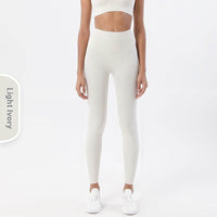 Yoga Women's No Embarrassment Line Skin-friendly Nude Feel Fitness Pocket High Top Sports Leggings