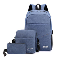 Men's Commuter Schoolbag Men's College Student Men's Large Capacity Oxford