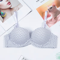Half Cup Glossy Surface Without A Scratch Girl Bra