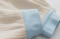 Color Contrast Patchwork Japanese Leisure Coat