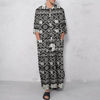 Muslim Southeast Asia Loose And Simple Long Sleeve Middle East Men's Robe