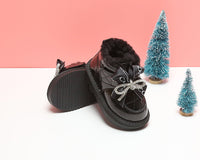 Plush Cotton Shoes For Toddlers With Soft Soles