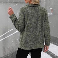 Women's Long Sleeve Plush Loose And Warm Fashionable Jacket