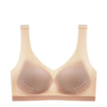 Ice Silk Traceless Underwear Women's One Piece Large Chest Mesh Vent