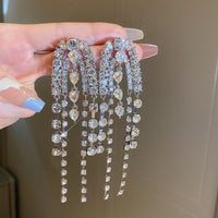 Stylish Letter-shaped Tassel Earrings