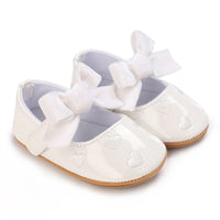 Baby Girl Bowknot PU Soft Bottom Toddler Shoes