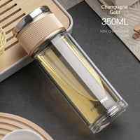 Unisex Portable High-end Transparent Water Bottle