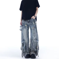 Casual Denim Overalls For Men And Women