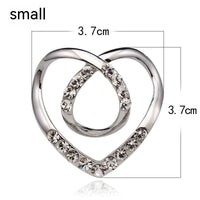 Love Scarf Buckle Clothes Corner Knot Buckle ShirtT-shirt Retaining Ring