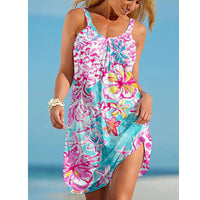 Womens Stylish Sassy Camisole Print Dress