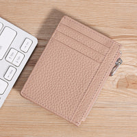 Leather Holder Men's Credit Card Document Bag