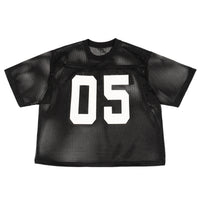 Mesh Ball Uniform Polygon Mesh Loose Short Sleeve T-shirt