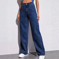 Women's Straight-leg Pants Loose-fitting Casual Trousers