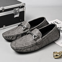 Genuine Leather All-match Men's Slip-on Gommino
