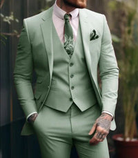 Plus-sized Plus Size Slim Fit Suit Three-piece Suit