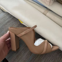 Metal Toe Cap Fashion Sandals For Women