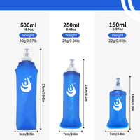 Sports Soft Water Bottle Silicone Mouthpiece Fitness Cycling Running