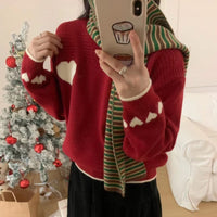 Younger Fashion Elegant Loose Slimming All-match Sweater