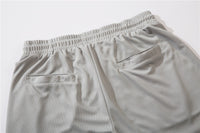 Brand Letter Embroidery Stitching Casual Shorts