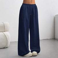 Straight-leg Minimalist Solid-color Womens Sweatpants