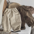 Warm Casual Pants Boys And Girls Trousers