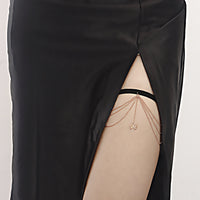 Multi Layered Butterfly Tassel Body Chain
