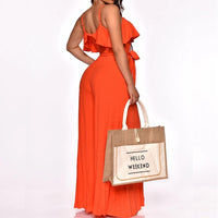 Women's Fashion Suspenders Wide Leg Jumpsuit