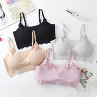 Fourth-generation Ice-silk Seamless Sleep Bra With Push-up Effect And No Underwire