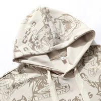 Korean Style Trendy Loose Round Neck Hooded Casual Pullover