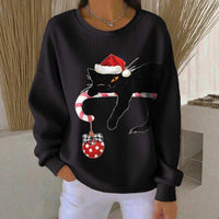 Relaxed-fit Casual Autumnwinter Long-sleeve Crew-neck Sweatshirt
