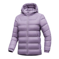 Outdoor Leisure Comfortable Lightweight Duck Down Hooded Down Jacket
