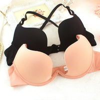 Glossy W Cup Gathering Small Breasts Girls Underwear