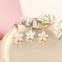 Exquisite Zircon Belly Button Ring