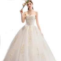 Bride Long-sleeved Forest Super Fairy Dream Luxury Luxury Starry Sky Trailing