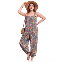 Plus-size Women's High-waisted Fashionable Jumpsuit