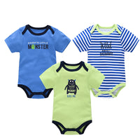 Short-sleeved One-piece Romper Cotton Baby Clothing Fart