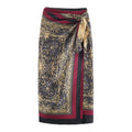 New Fallwinter Stylish Versatile Printed Wrap Skirt