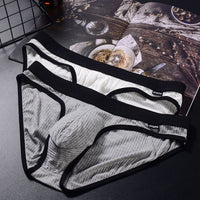 Men's Fashionable Threaded Modal Comfort And Breathable Triangle Shorts