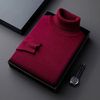 Trendy High-end Knitwear Men's Casual Sweater Warm Top Autumn And Winter New Base Ride Thickened