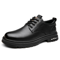 Retro Outdoor Men's Shoes Big Toe Casual Leather Shoes