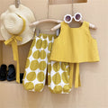 Vest Top Polka Dot Bloomers Two-piece Cotton
