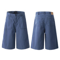 Men's Slim-fitting Loose A- Line Straight Slim Fit Work Clothes Shorts