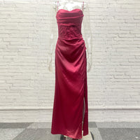 European And American-style High-waisted Side-slit Design