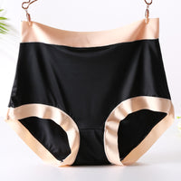 High Waist Satin Plus Size Underwear