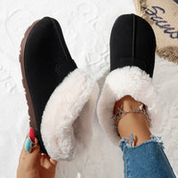 Women's Snow Boots Velvet Warm Cotton Shoes