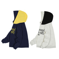 Men's Fashion High Collar Button Hooded Sweater